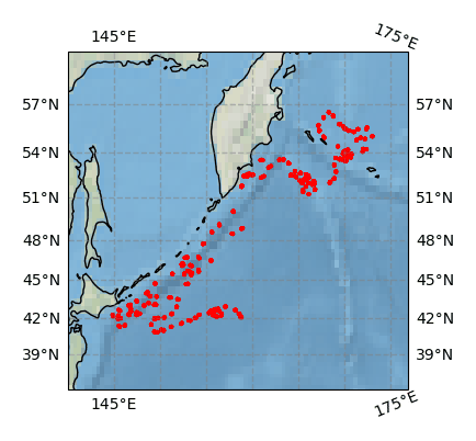 Surface Drift Track