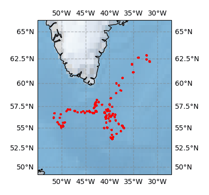 Surface Drift Track