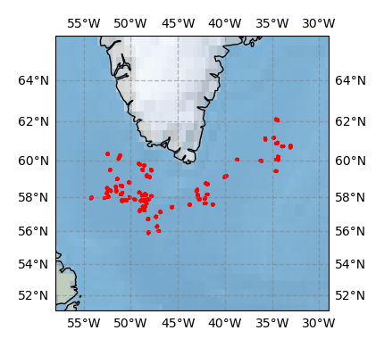 Surface Drift Track