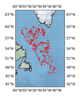 Surface Drift Track