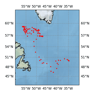 Surface Drift Track