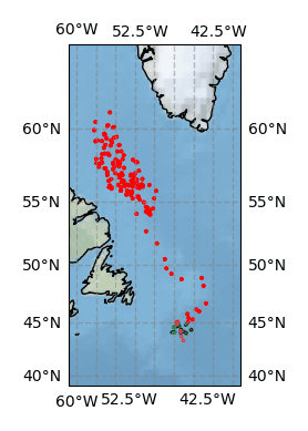 Surface Drift Track